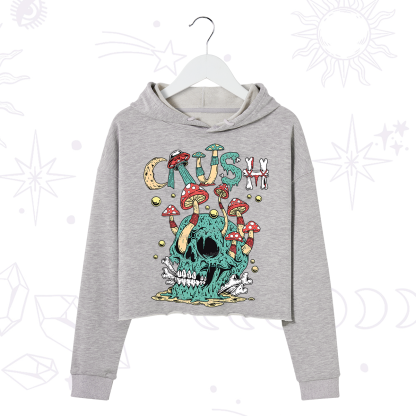 Purplehecate Crush Crop Hoodie