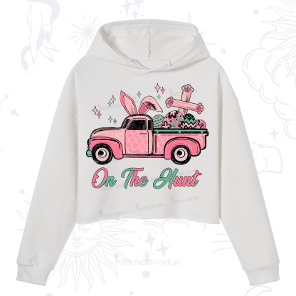 Purplehecate On The Hunt Easter Crop Hoodie