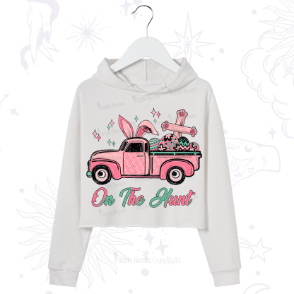 Purplehecate On The Hunt Easter Crop Hoodie