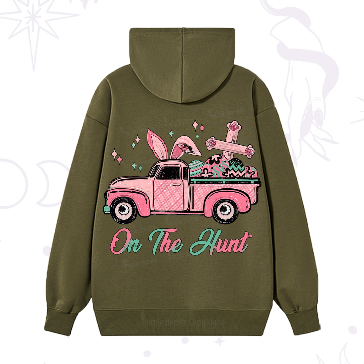 Purplehecate On The Hunt Easter Hoodie