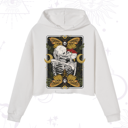 Purplehecate Deathless Moonlit Love Crop Hoodie