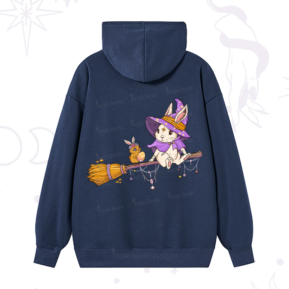 Purplehecate Bunny Witch's Easter Adventure Hoodie