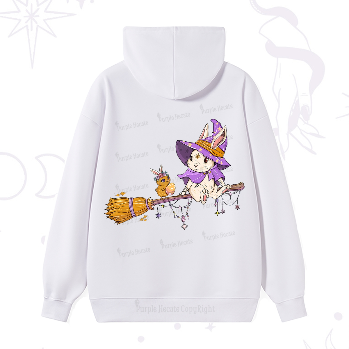Purplehecate Bunny Witch's Easter Adventure Hoodie