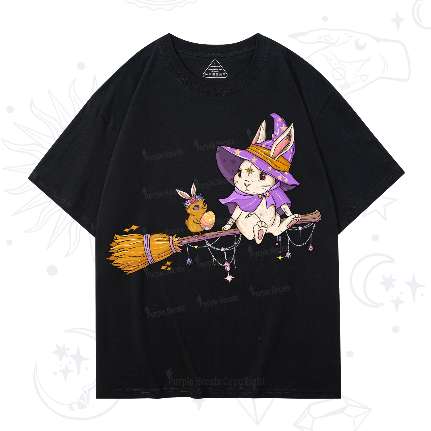 Purplehecate Bunny Witch's Easter Adventure T-Shirt