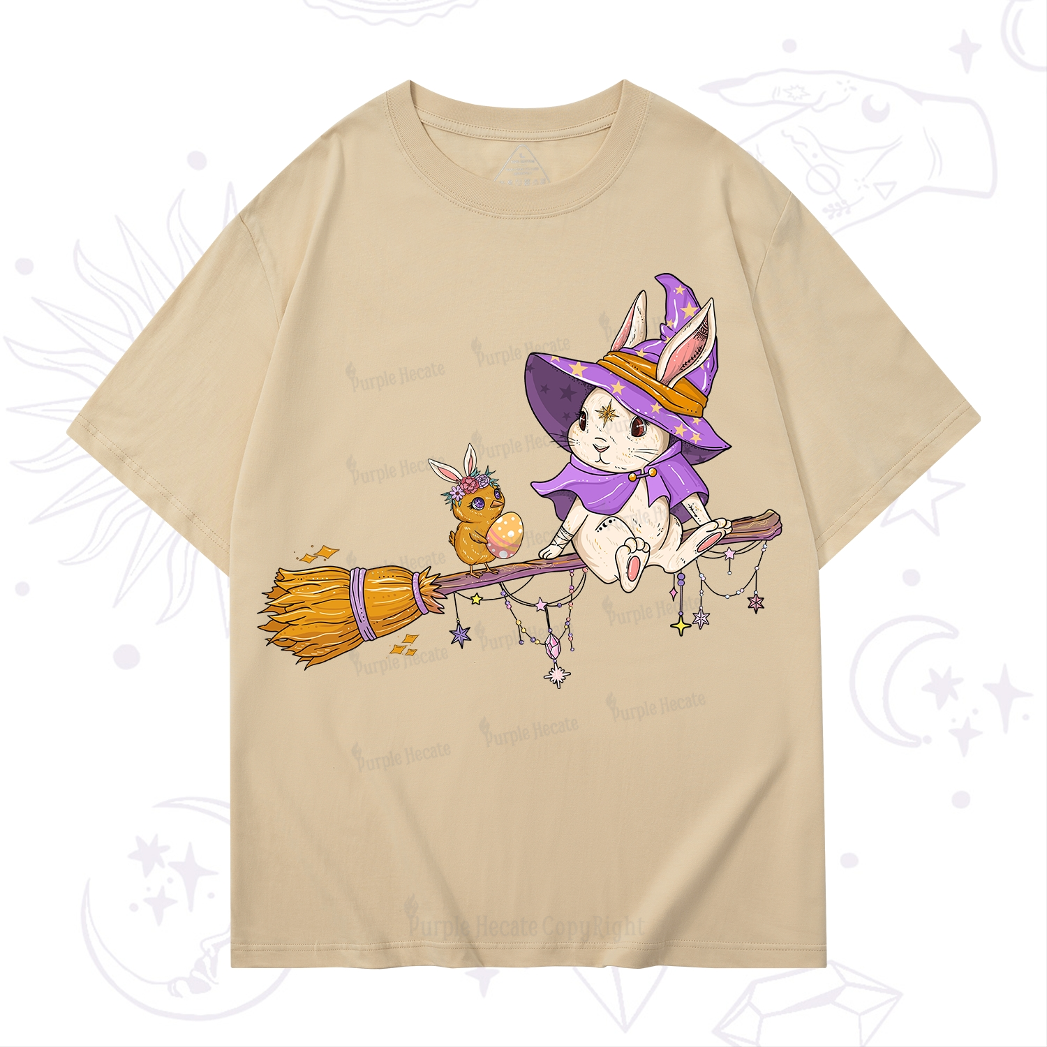 Purplehecate Bunny Witch's Easter Adventure T-Shirt