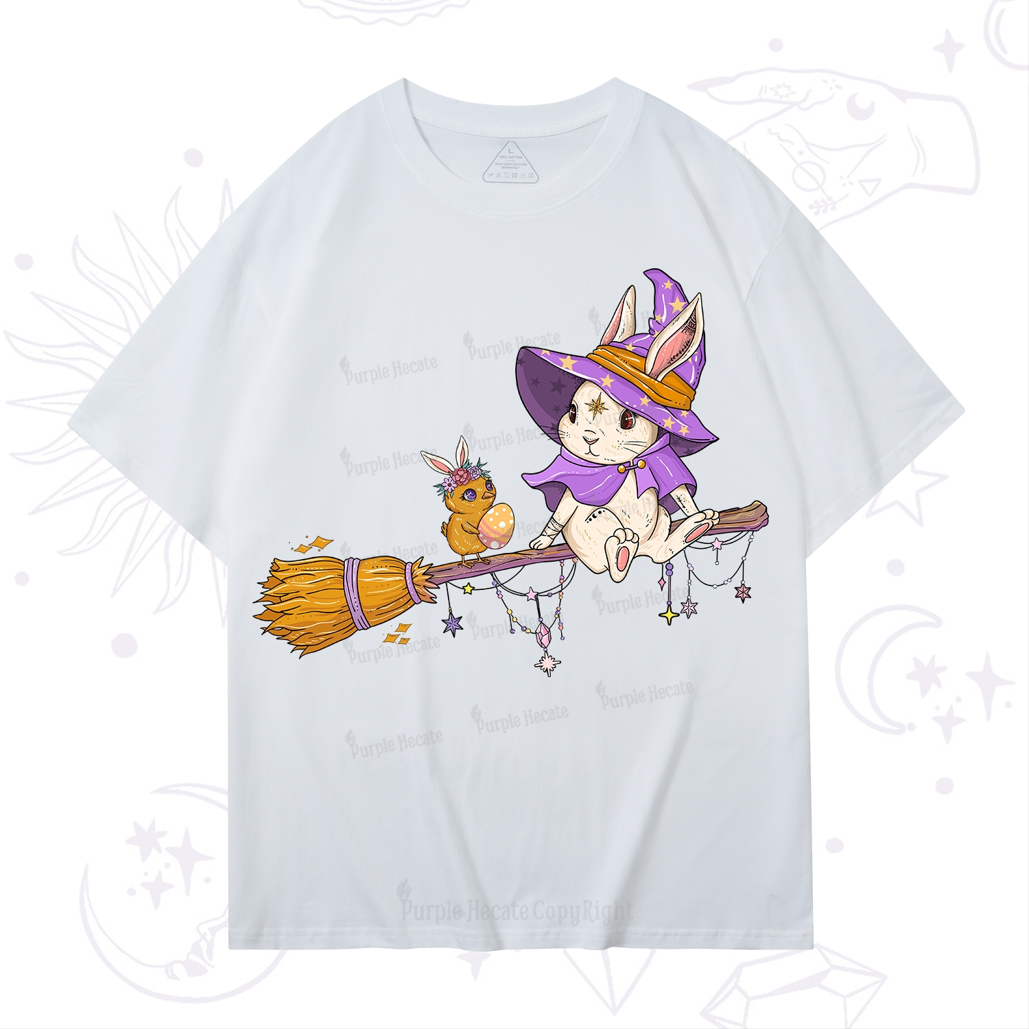 Purplehecate Bunny Witch's Easter Adventure T-Shirt