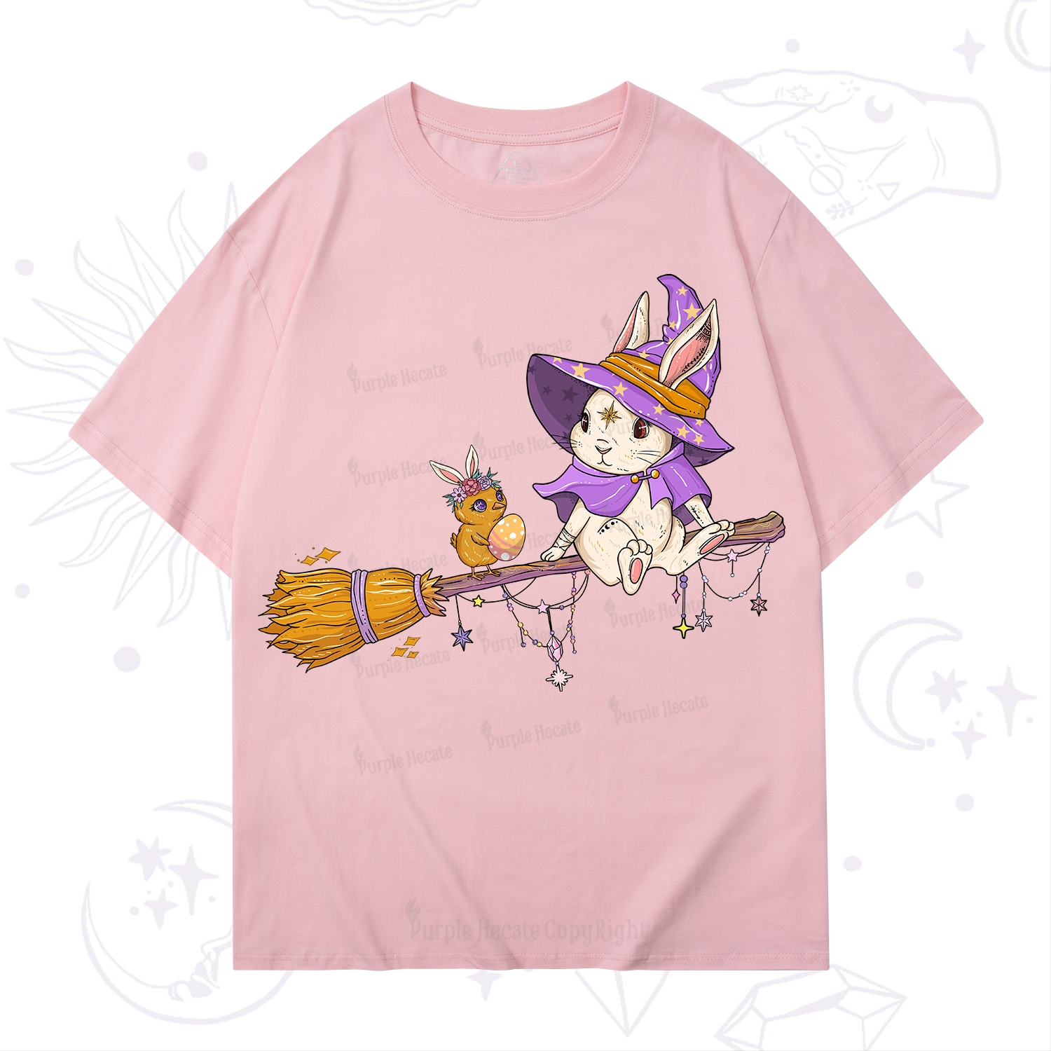 Purplehecate Bunny Witch's Easter Adventure T-Shirt