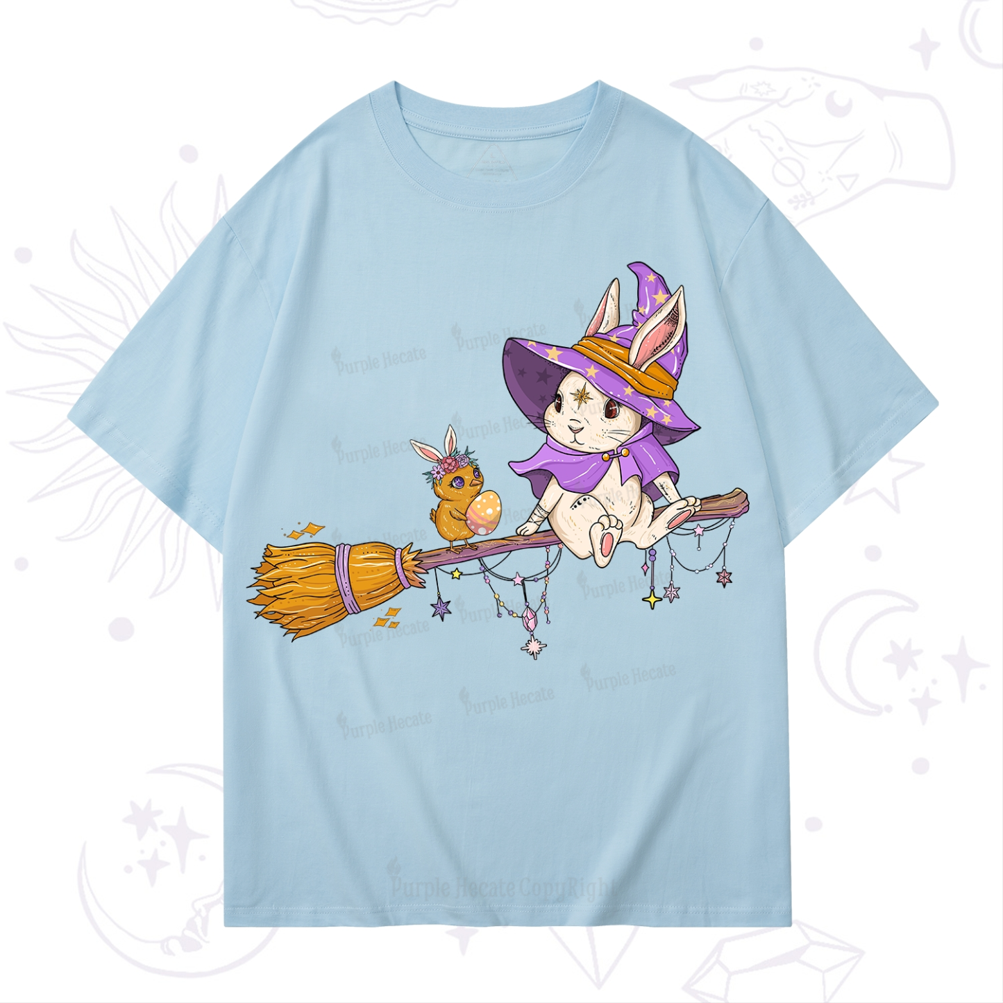 Purplehecate Bunny Witch's Easter Adventure T-Shirt