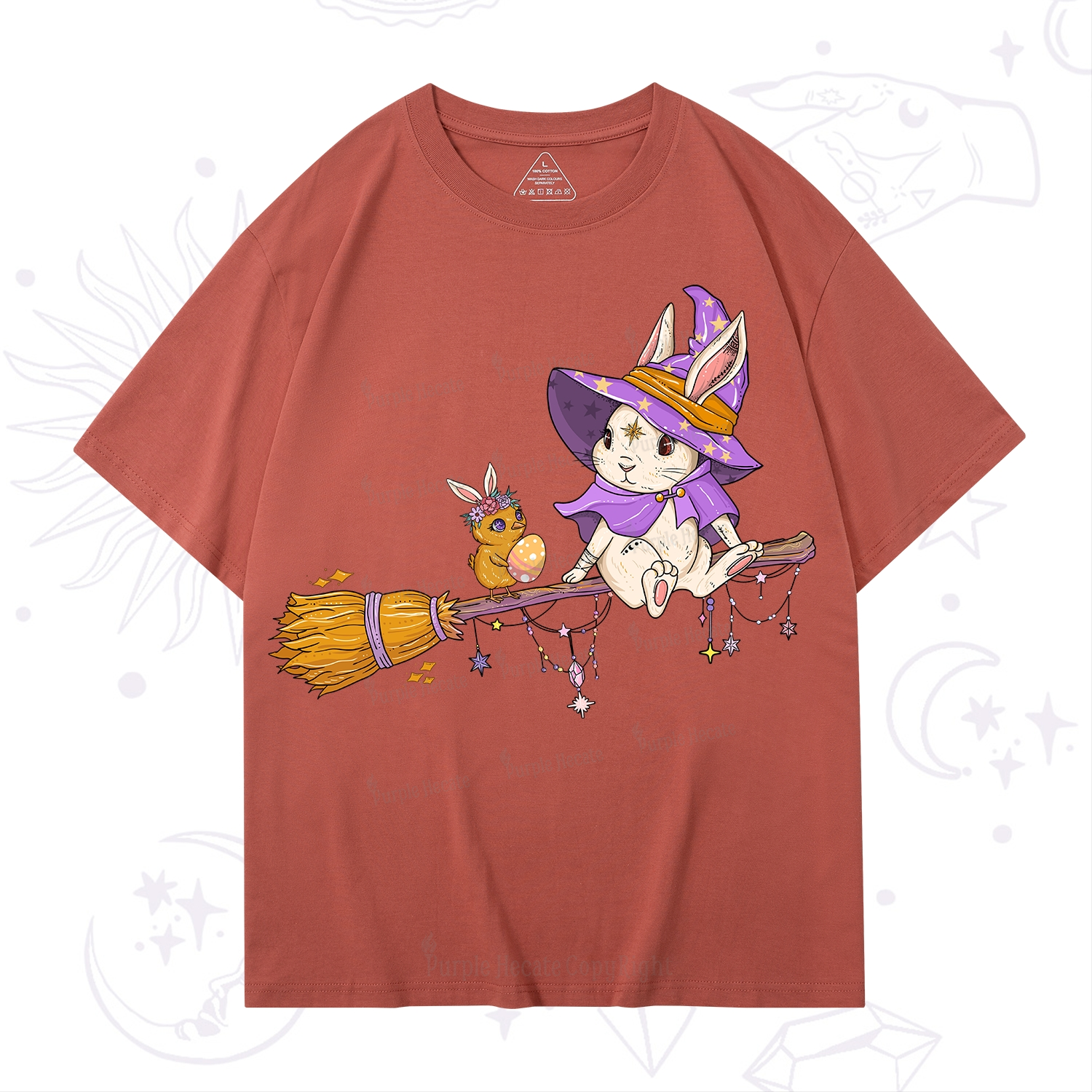 Purplehecate Bunny Witch's Easter Adventure T-Shirt