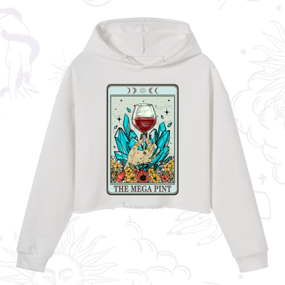 Purplehecate Letting Go Bravely Crop Hoodie