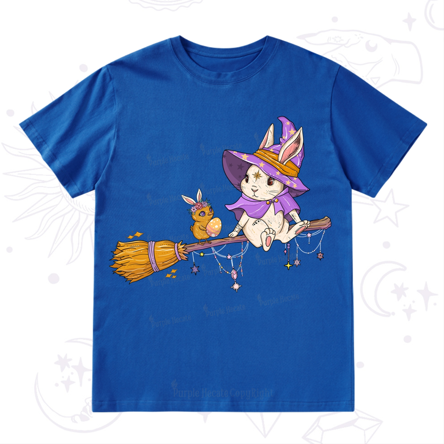 Purplehecate Bunny Witch's Easter Adventure T-Shirt