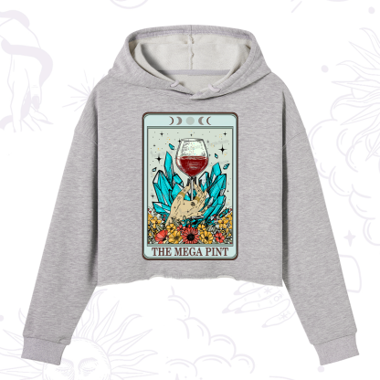 Purplehecate Letting Go Bravely Crop Hoodie