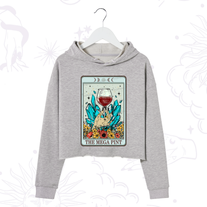 Purplehecate Letting Go Bravely Crop Hoodie