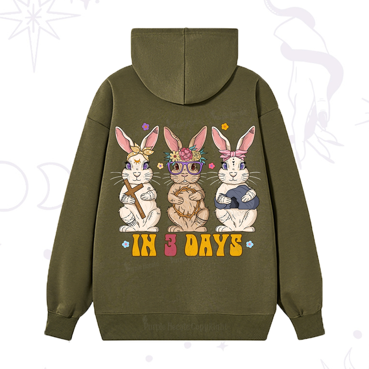 Purplehecate In 3 Days Easter Hoodie