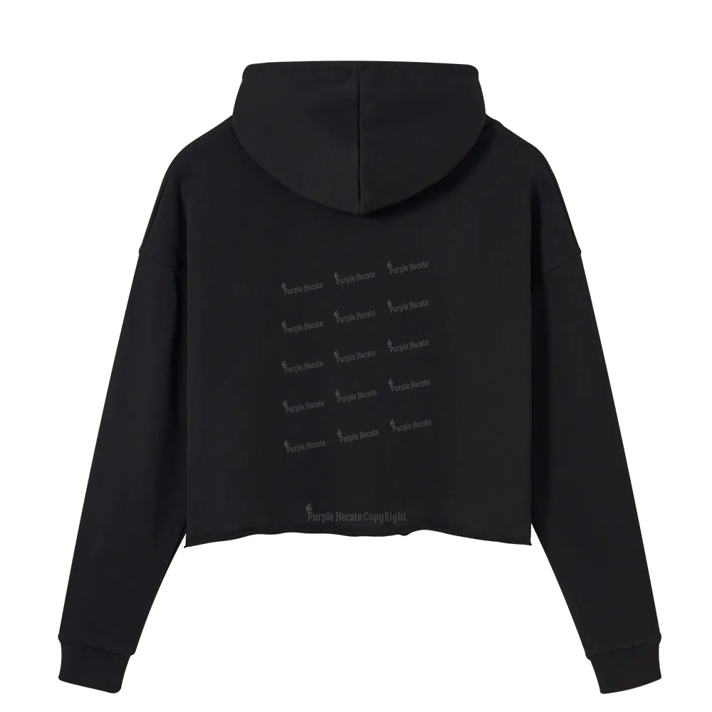 Purplehecate Alchemy Journey of the Raccoon Crop Hoodie