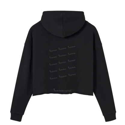 Purplehecate Alchemy Journey of the Raccoon Crop Hoodie