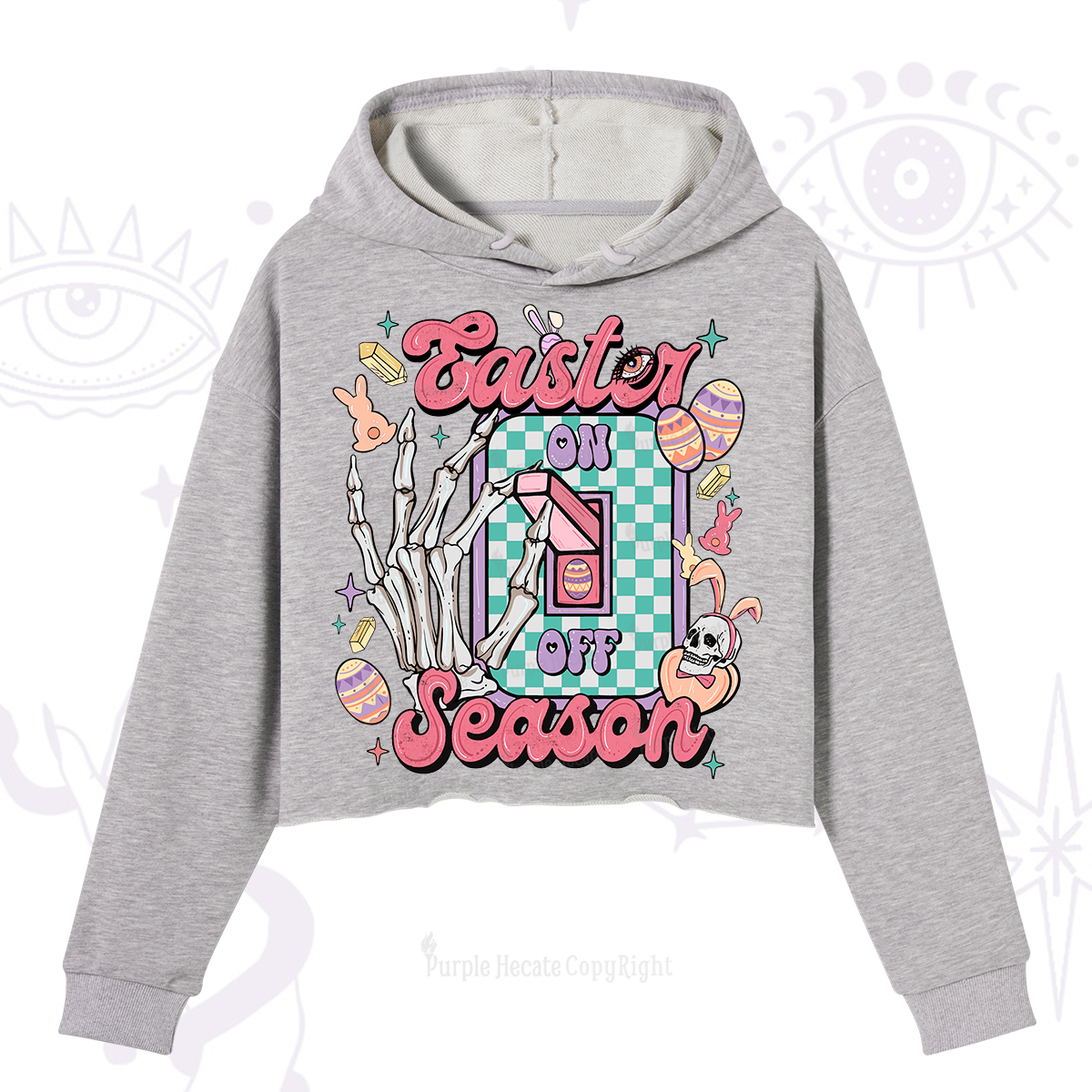 Purplehecate Easter Season Crop Hoodie
