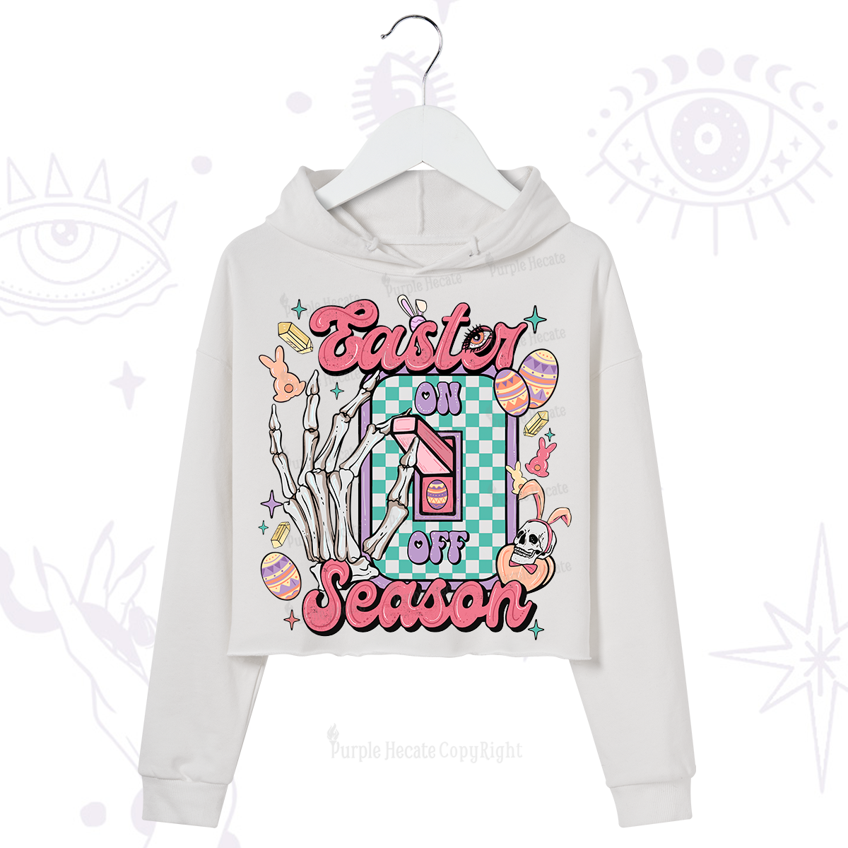 Purplehecate Easter Season Crop Hoodie