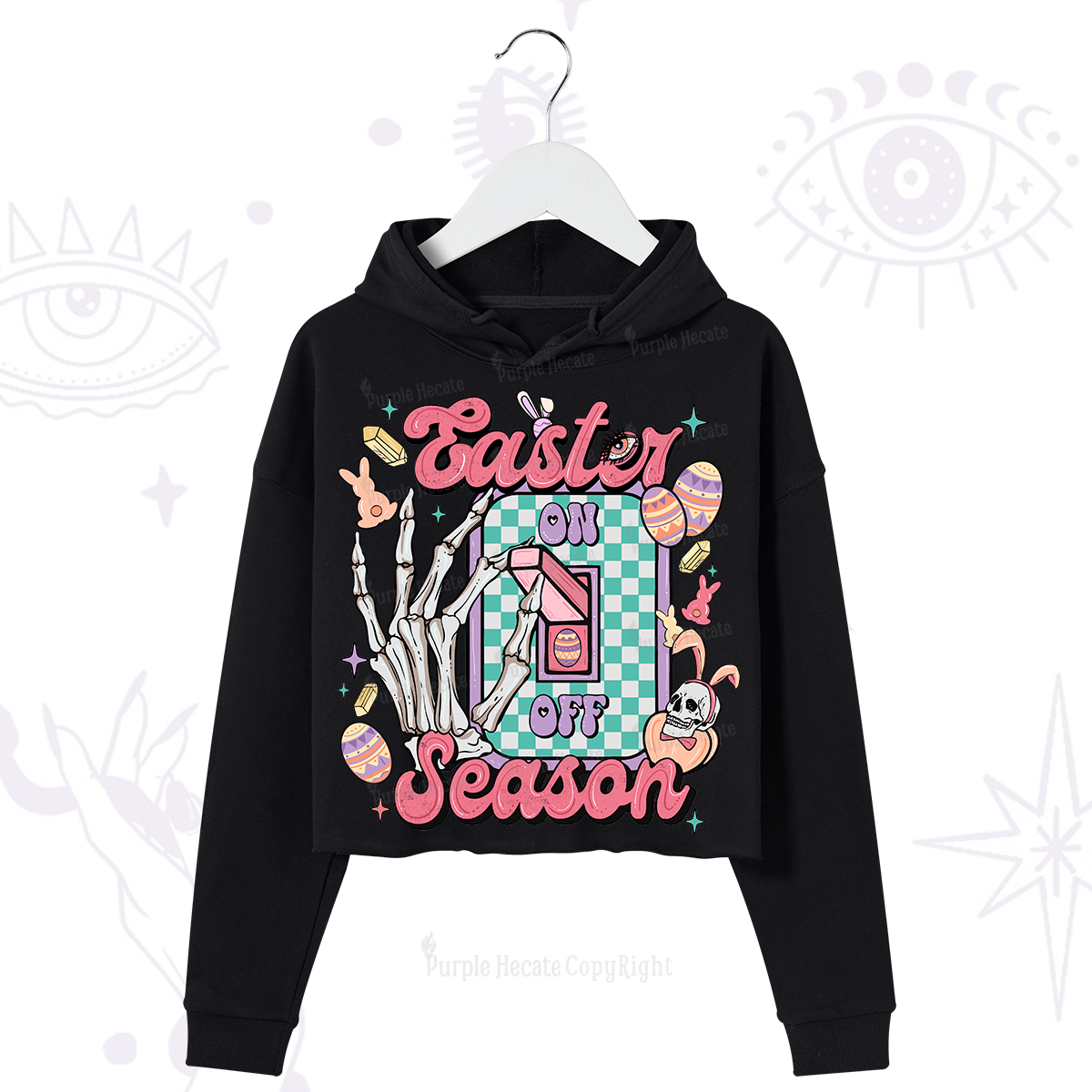 Purplehecate Easter Season Crop Hoodie