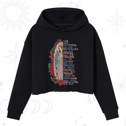 Purplehecate Biblical Blessings Crop Hoodie