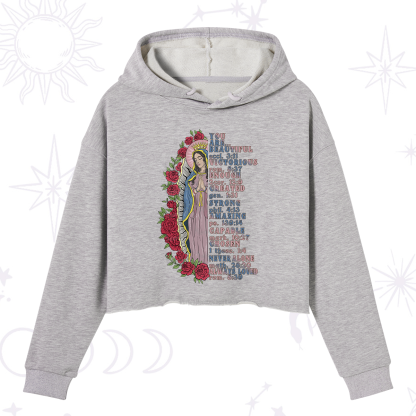 Purplehecate Biblical Blessings Crop Hoodie