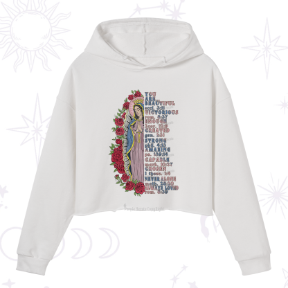 Purplehecate Biblical Blessings Crop Hoodie
