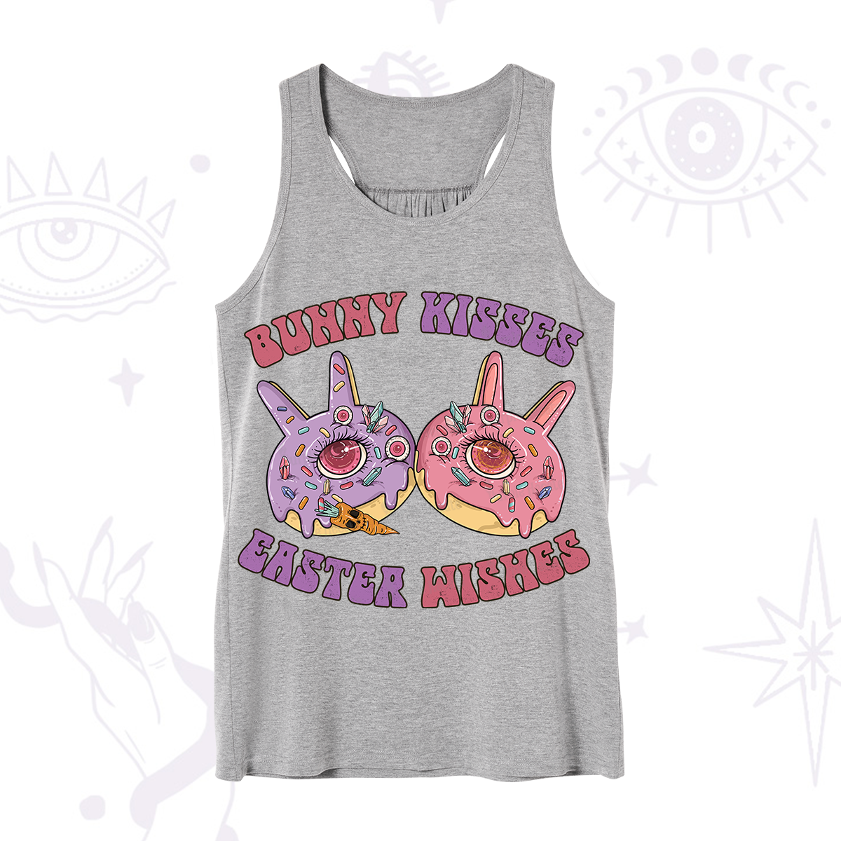 Purplehecate Bunny Kisses Easter Wishes Tank
