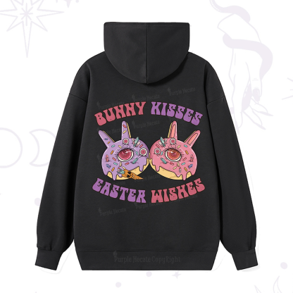 Purplehecate Bunny Kisses Easter Wishes Hoodie