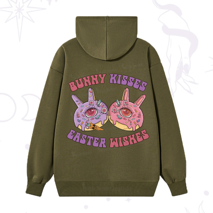 Purplehecate Bunny Kisses Easter Wishes Hoodie
