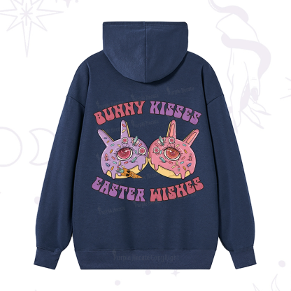 Purplehecate Bunny Kisses Easter Wishes Hoodie