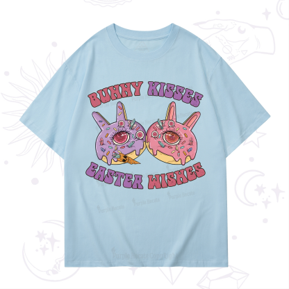 Purplehecate Bunny Kisses Easter Wishes T-Shirt