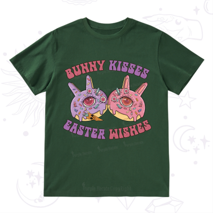 Purplehecate Bunny Kisses Easter Wishes T-Shirt