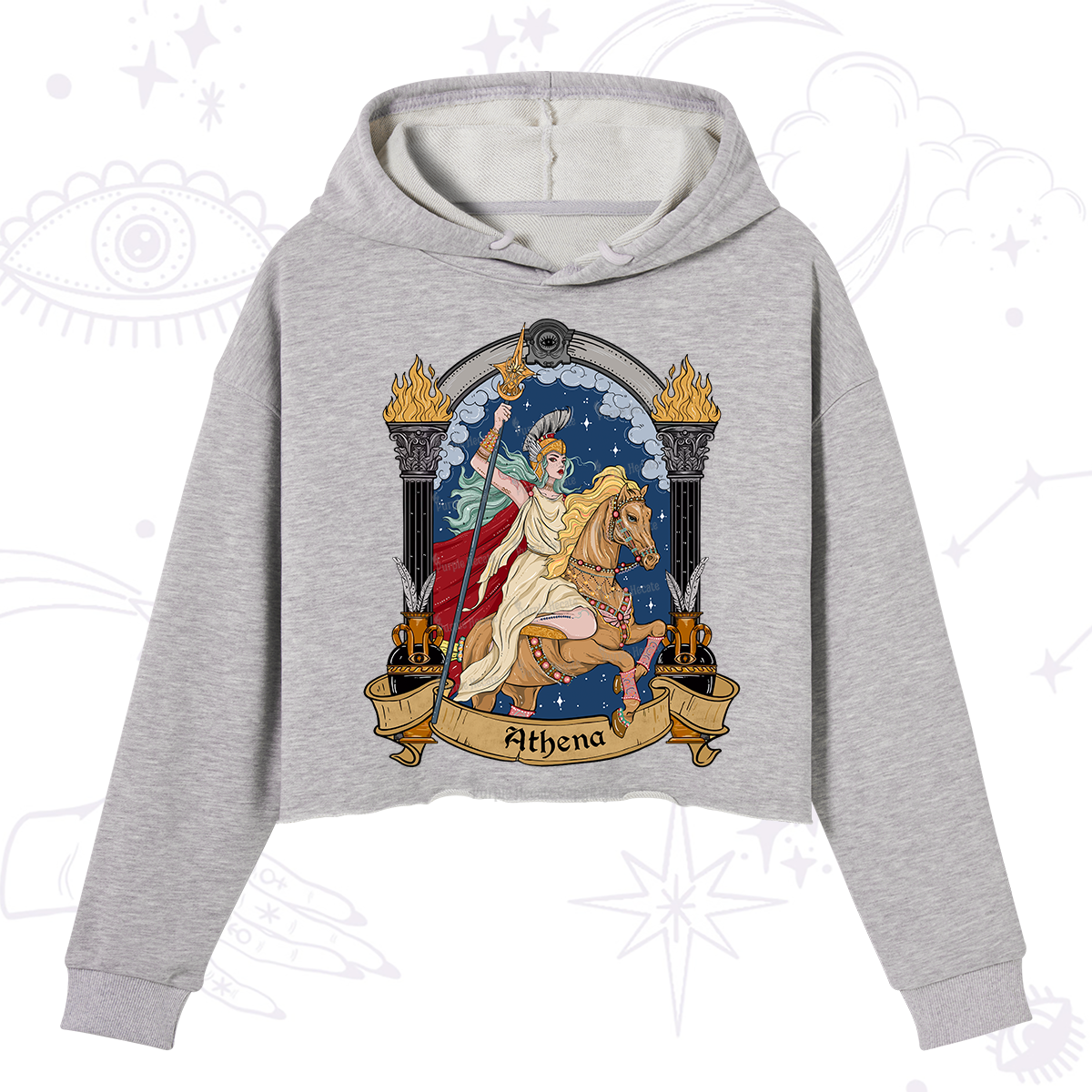 Purplehecate The Mighty Goddess Athena Hoodie
