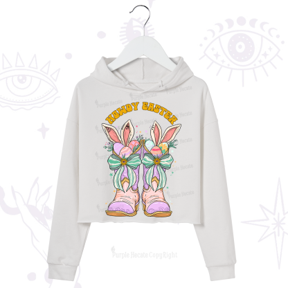 Purplehecate Howdy Easter Crop Hoodie