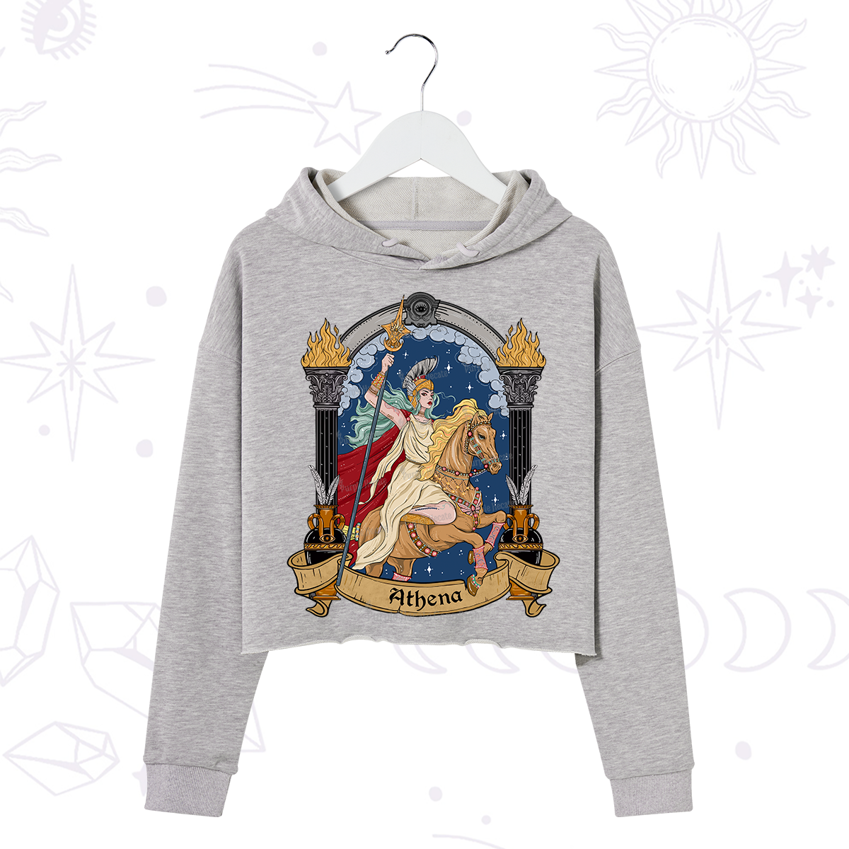 Purplehecate The Mighty Goddess Athena Hoodie