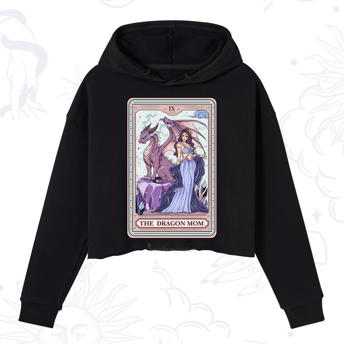 Purplehecate The Dragon Mom Tarot Hoodie