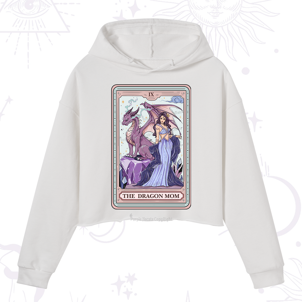 Purplehecate The Dragon Mom Tarot Hoodie