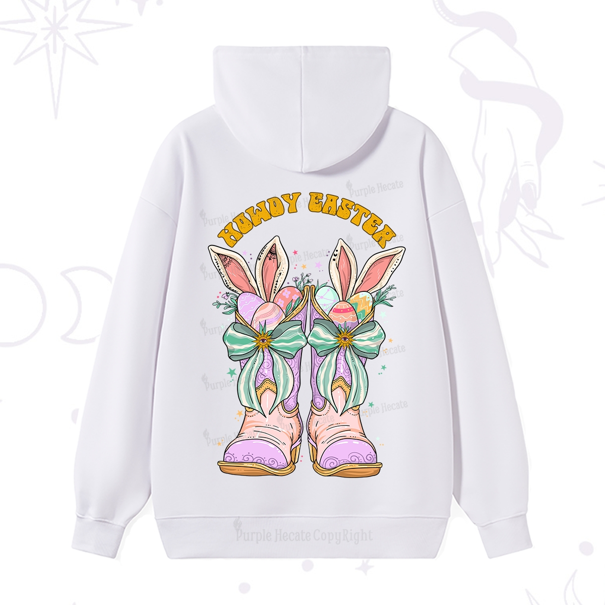 Purplehecate Howdy Easter Hoodie
