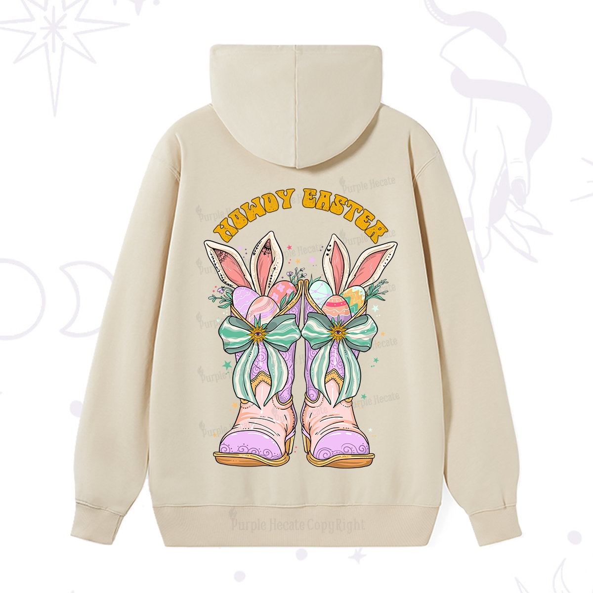 Purplehecate Howdy Easter Hoodie