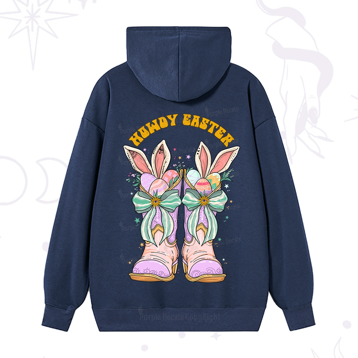 Purplehecate Howdy Easter Hoodie