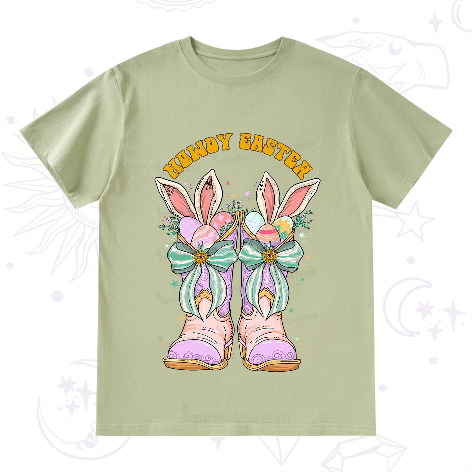 Purplehecate Howdy Easter T-Shirt