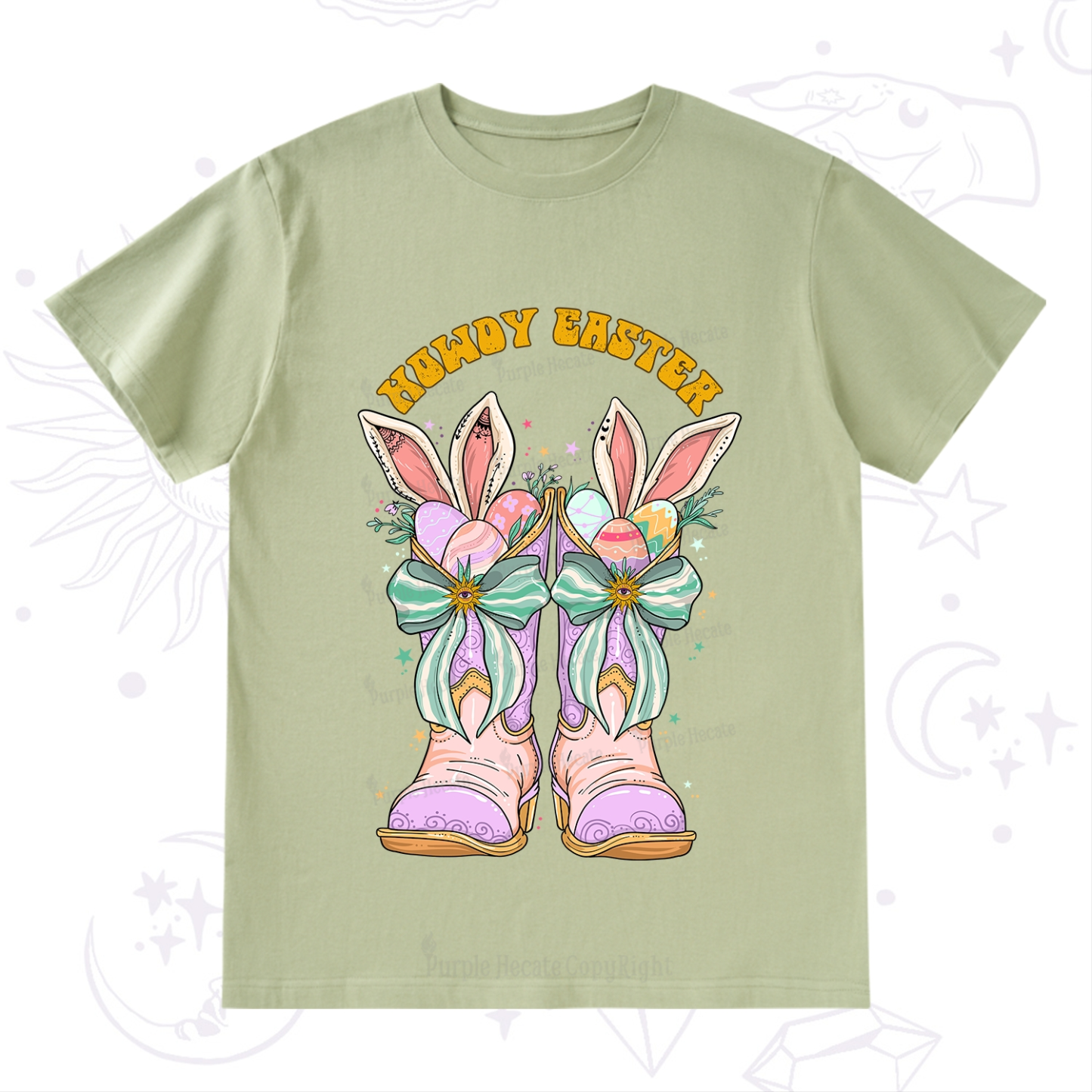 Purplehecate Howdy Easter T-Shirt