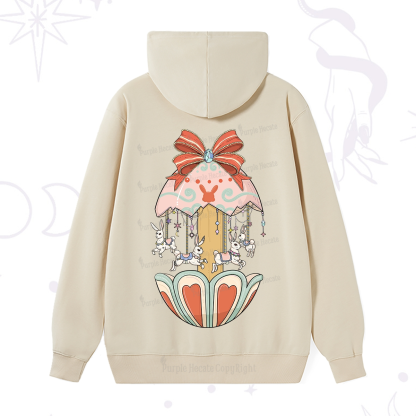 Purplehecate Bunny Carousel Easter Hoodie