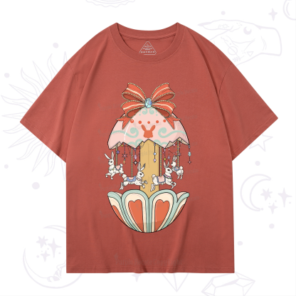 Purplehecate Bunny Carousel Easter T-Shirt