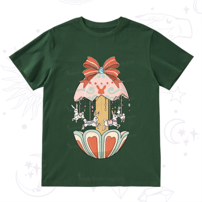 Purplehecate Bunny Carousel Easter T-Shirt
