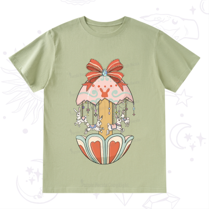 Purplehecate Bunny Carousel Easter T-Shirt