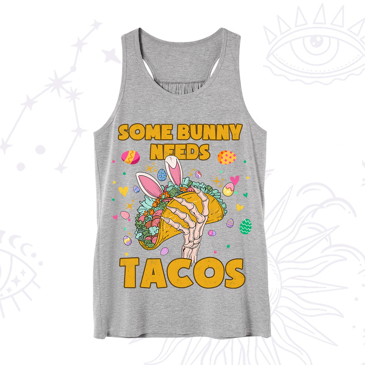 Purplehecate Some Bunny Needs Tacos Easter Tank
