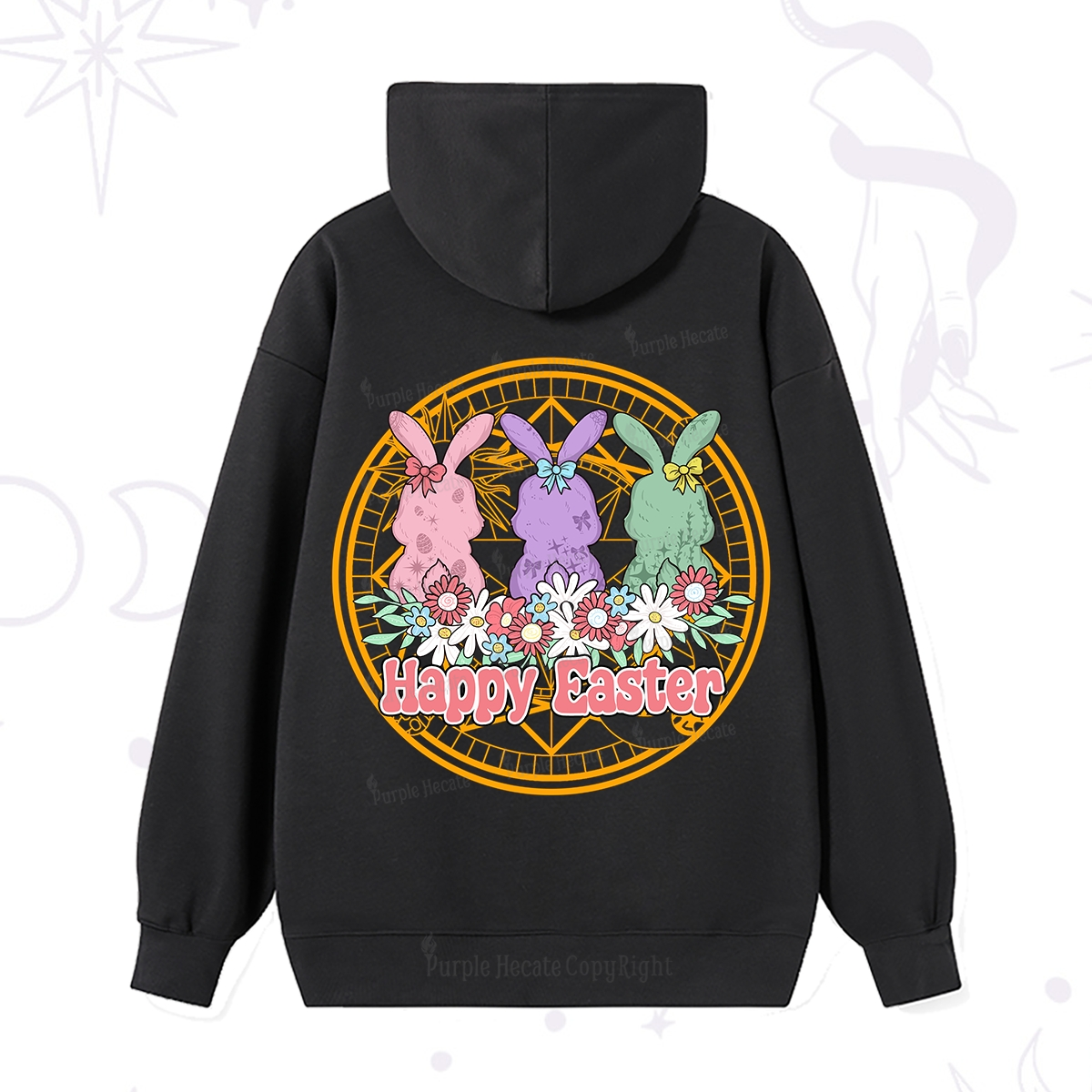 Purplehecate Happy Easter Bunny Hoodie