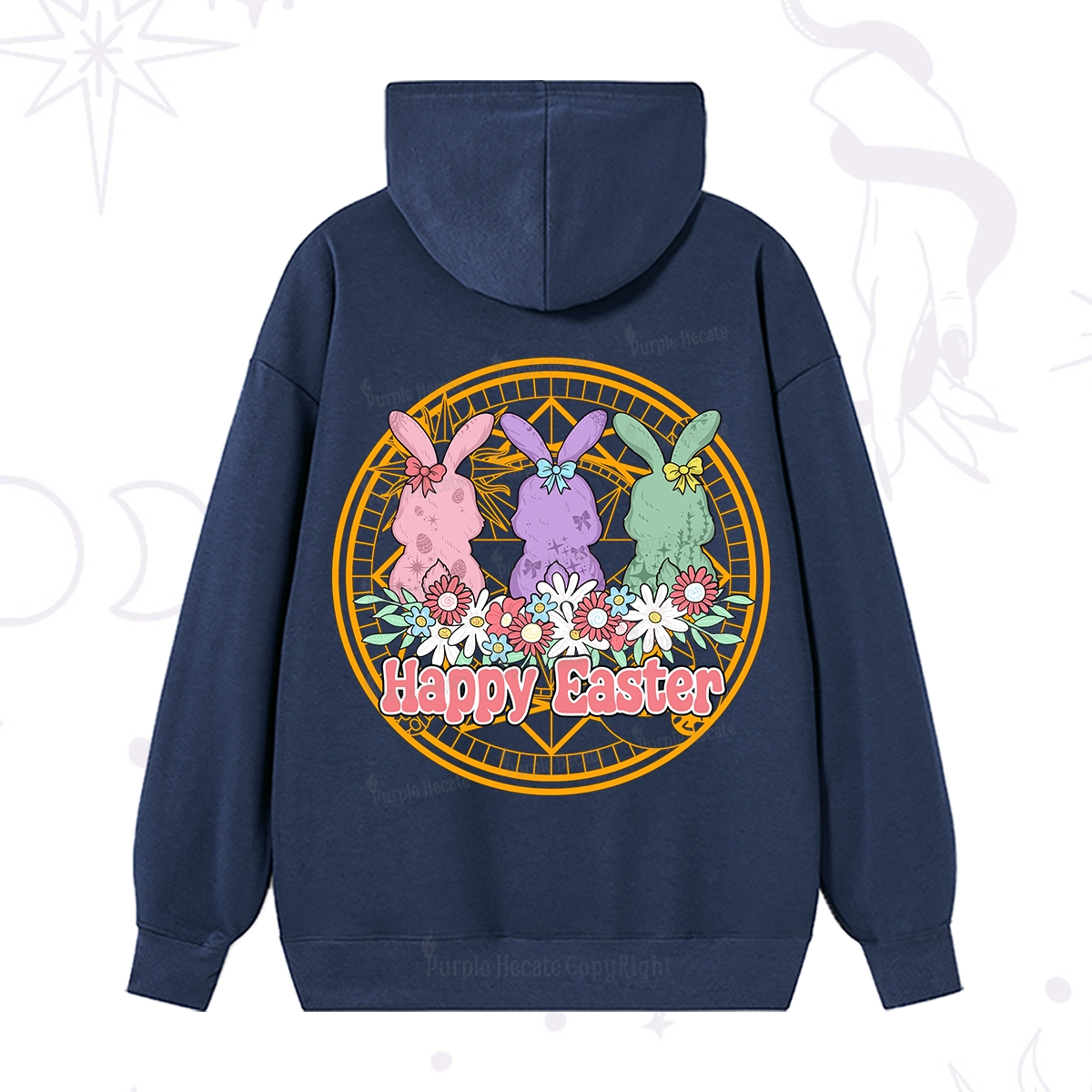 Purplehecate Happy Easter Bunny Hoodie