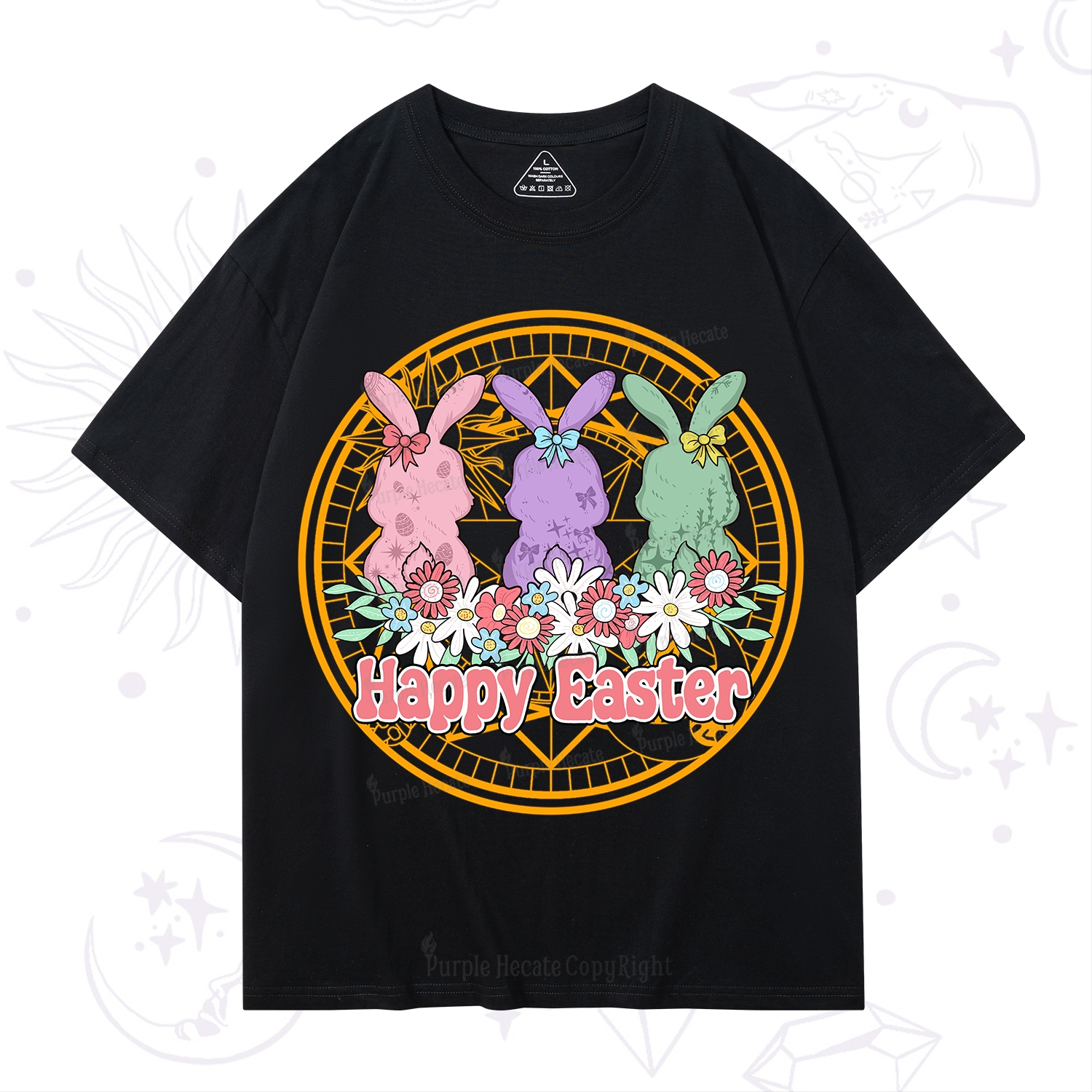 Purplehecate Happy Easter Bunny T-Shirt
